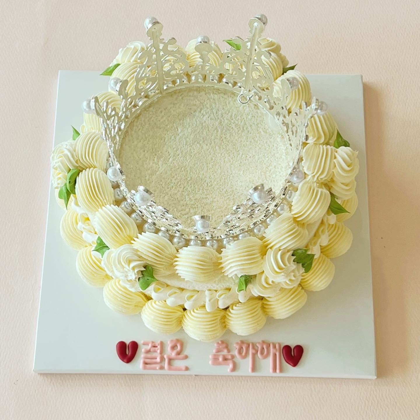 [1호] 티아라 케이크