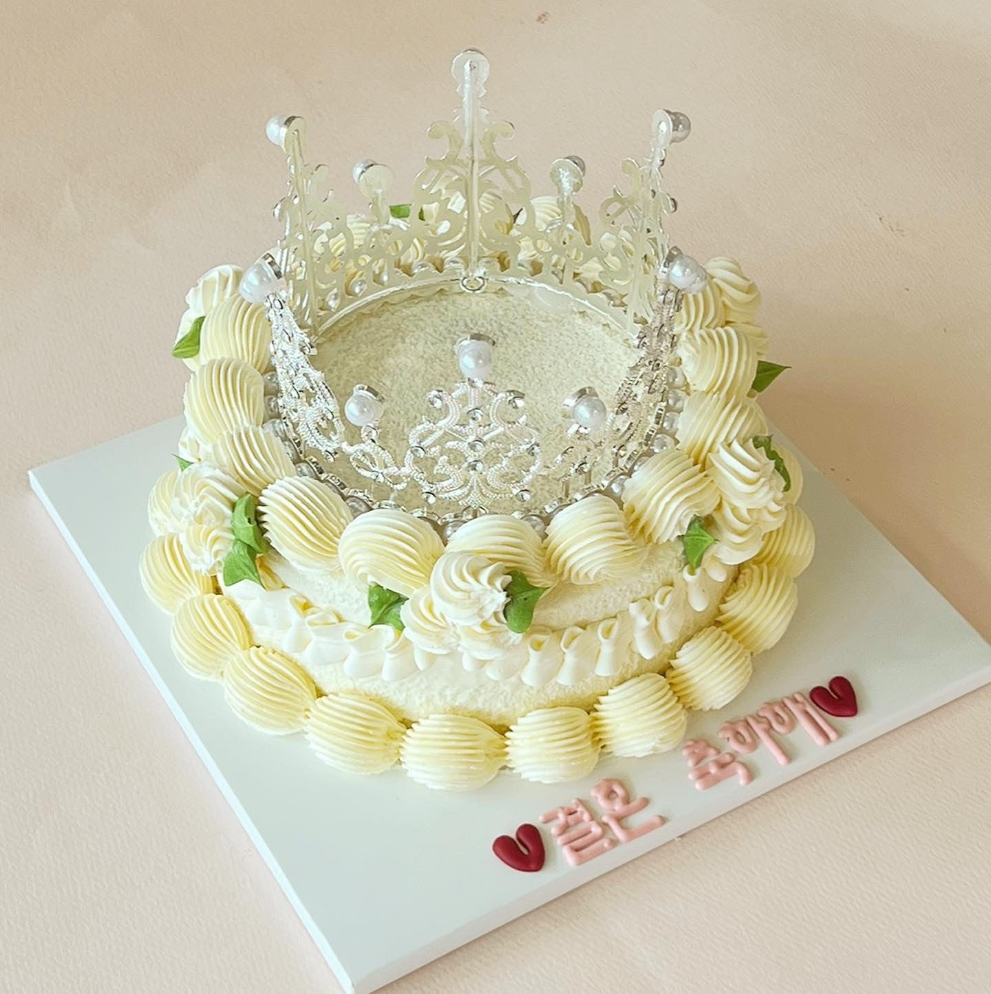 [1호] 티아라 케이크