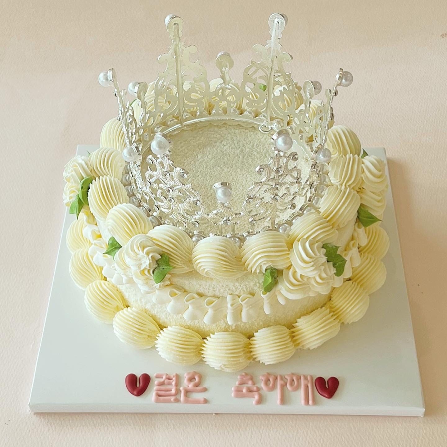 [1호] 티아라 케이크