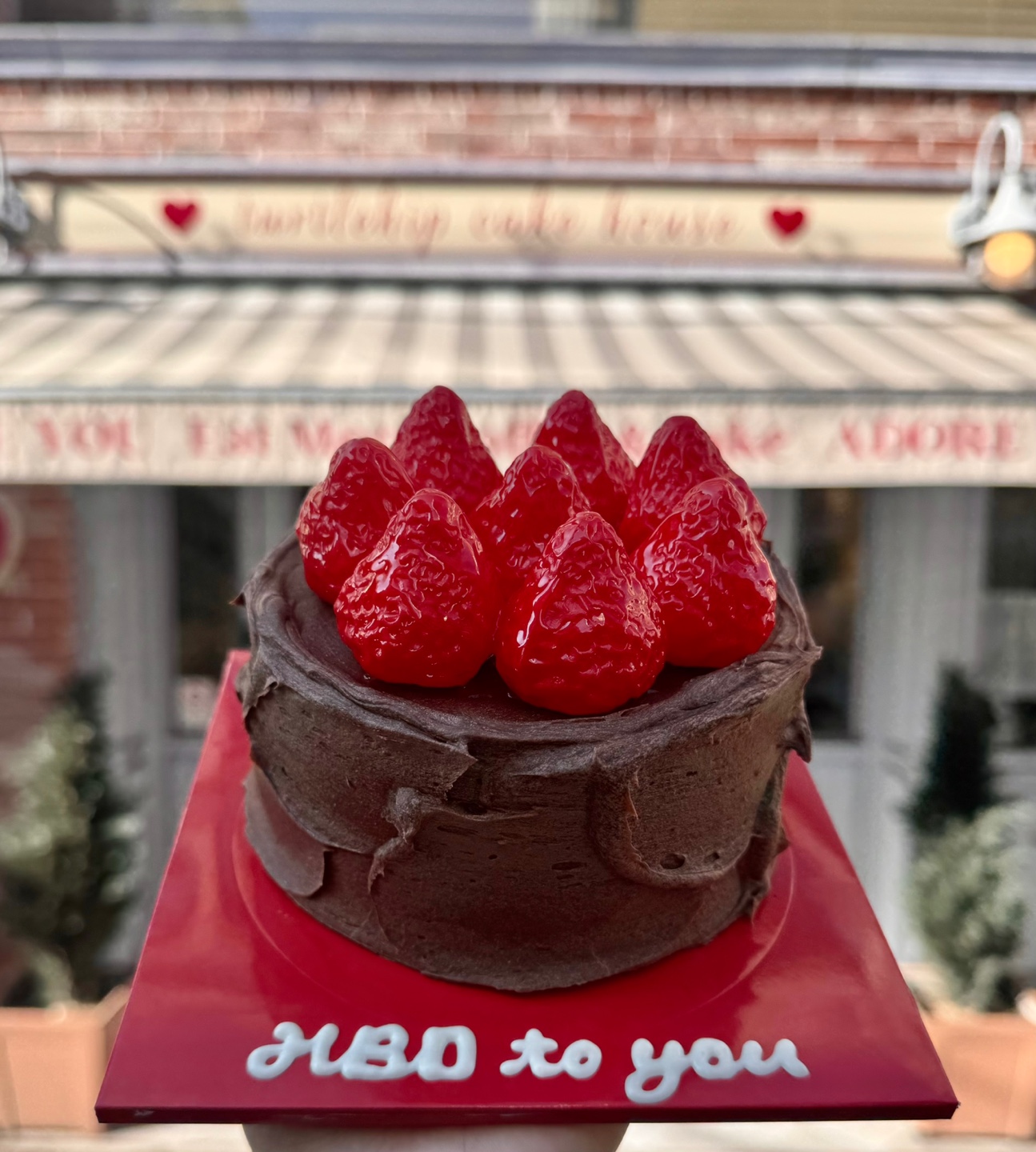 [당일픽업] 초코딸기 생크림 케이크